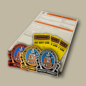 Sweeping Certificates, Badges, Van Stickers, Warning Notices & Labels
